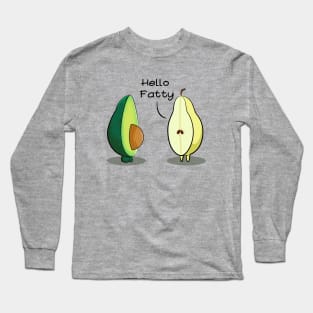 Hello Fatty Long Sleeve T-Shirt